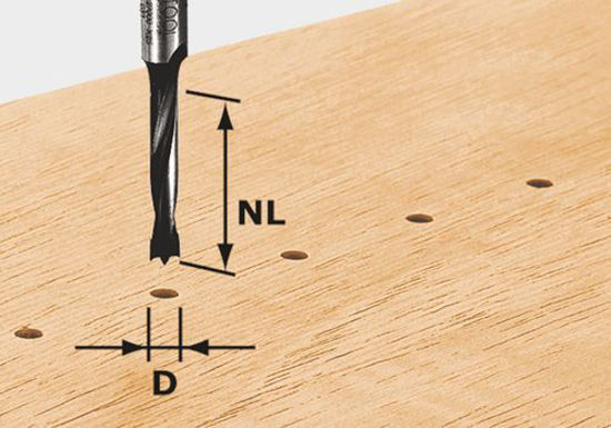 Picture of Dowel Drill Bit HW S8 D5/30 Z